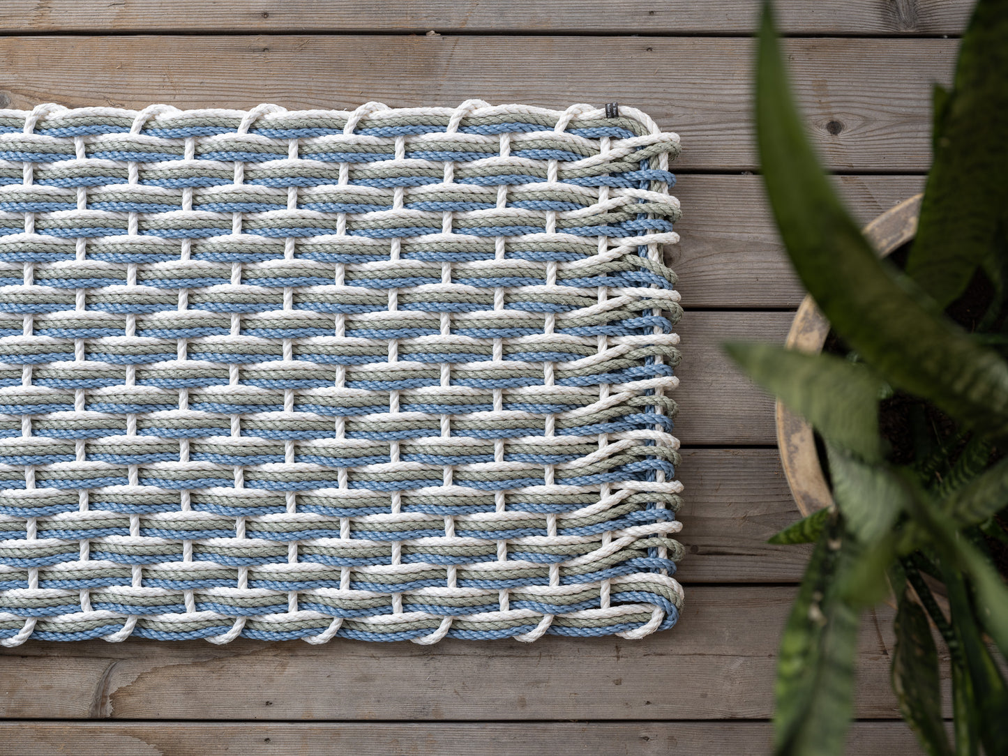 Pearl + Sage + Glacier Bay Doormat