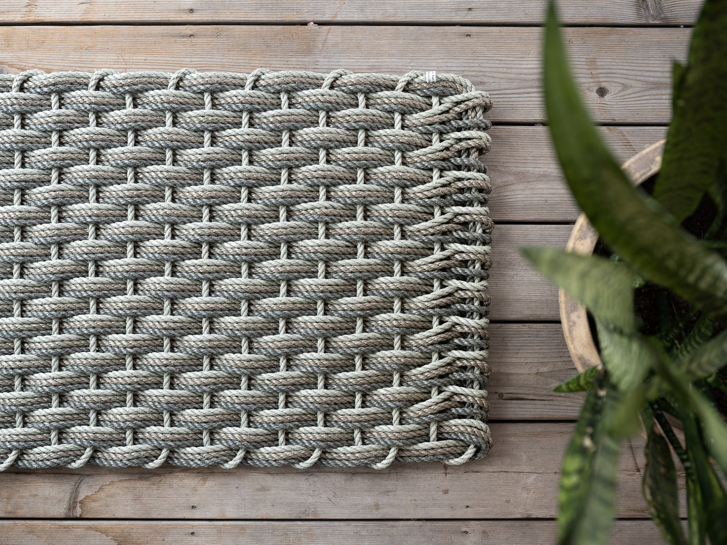 Sage + Mushroom + Blue Spruce Doormat