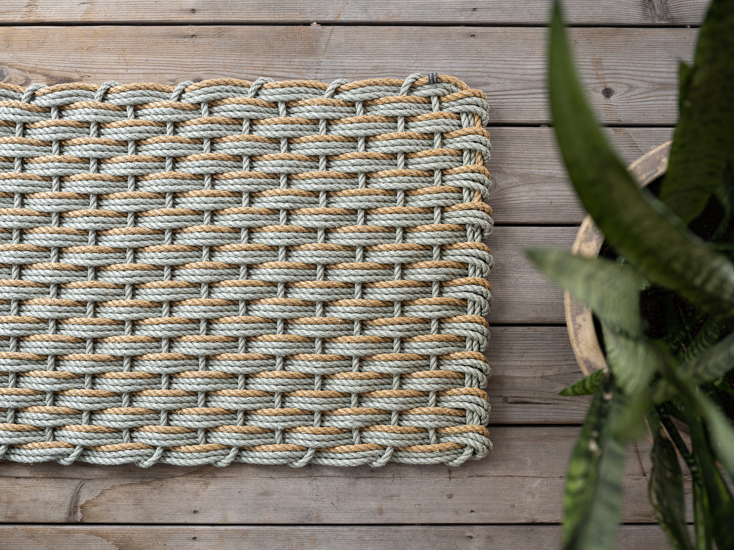 Sage + Sage + Wheat Doormat