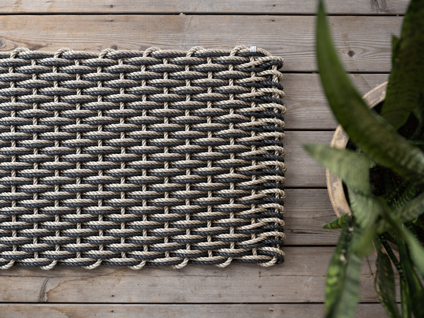 Sand + Charcoal Doormat