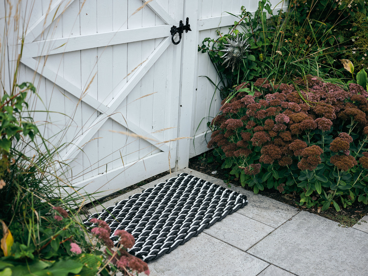 Charcoal + Charcoal + Pearl Doormat
