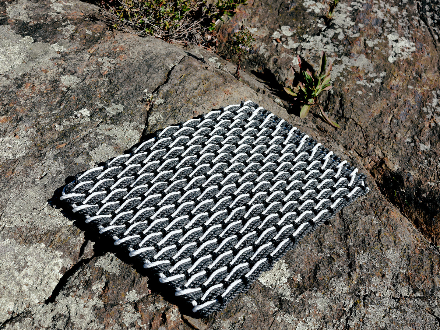 Charcoal + Charcoal + Pearl Doormat