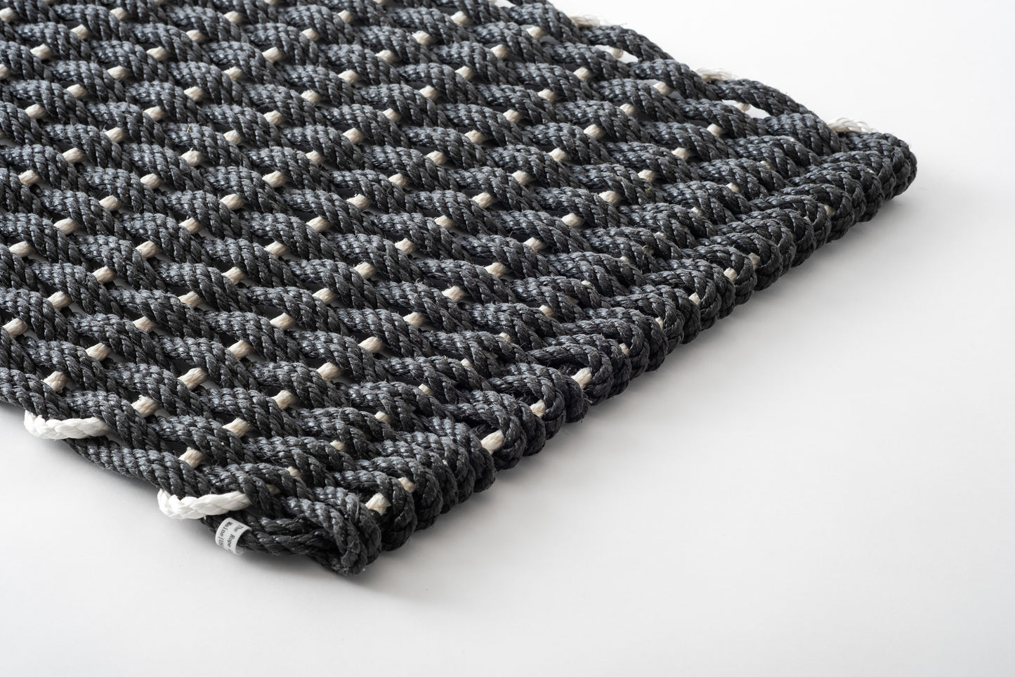Charcoal w/ Pearl Weft Doormat