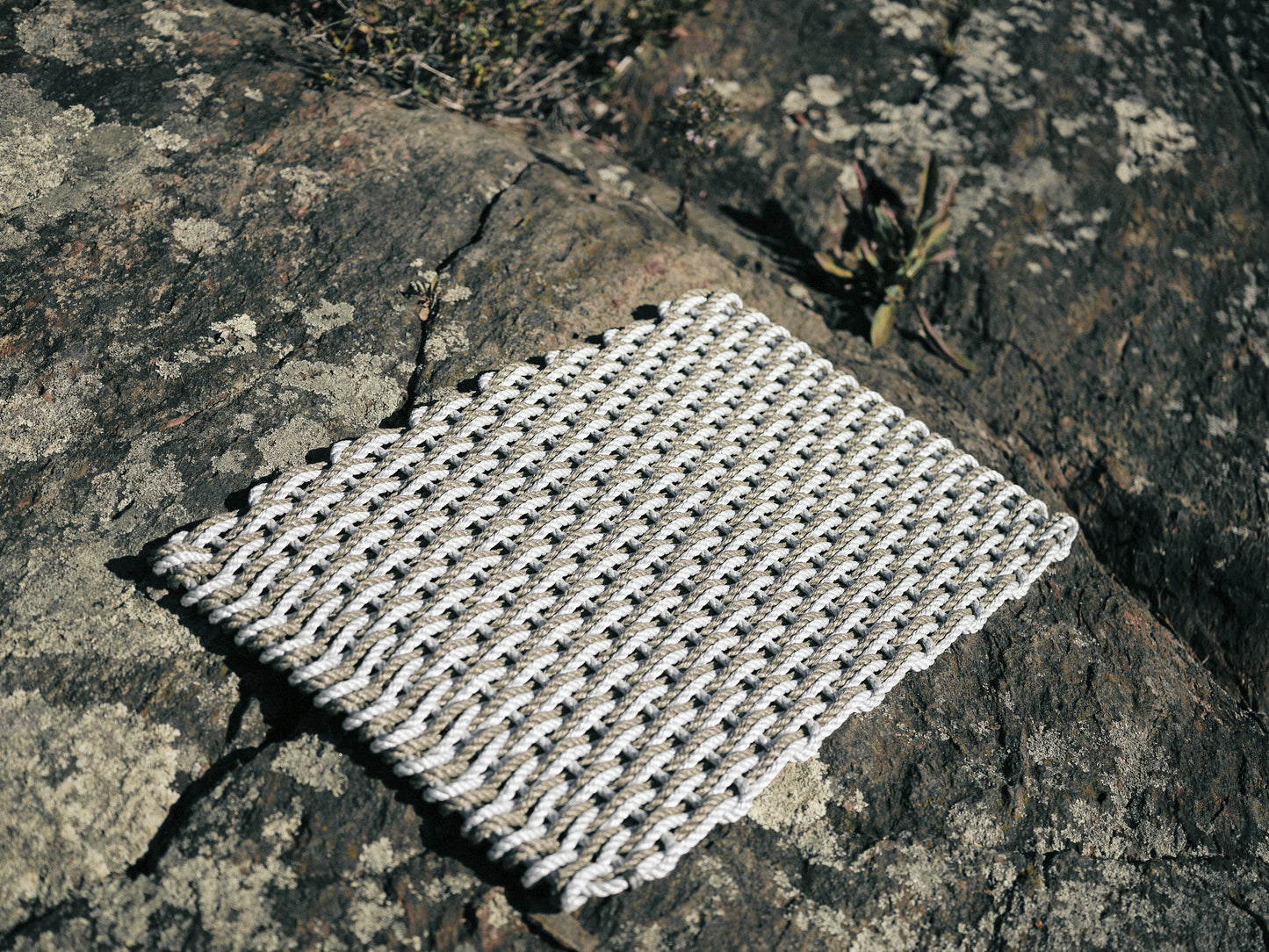 Fog Gray + Mushroom Doormat