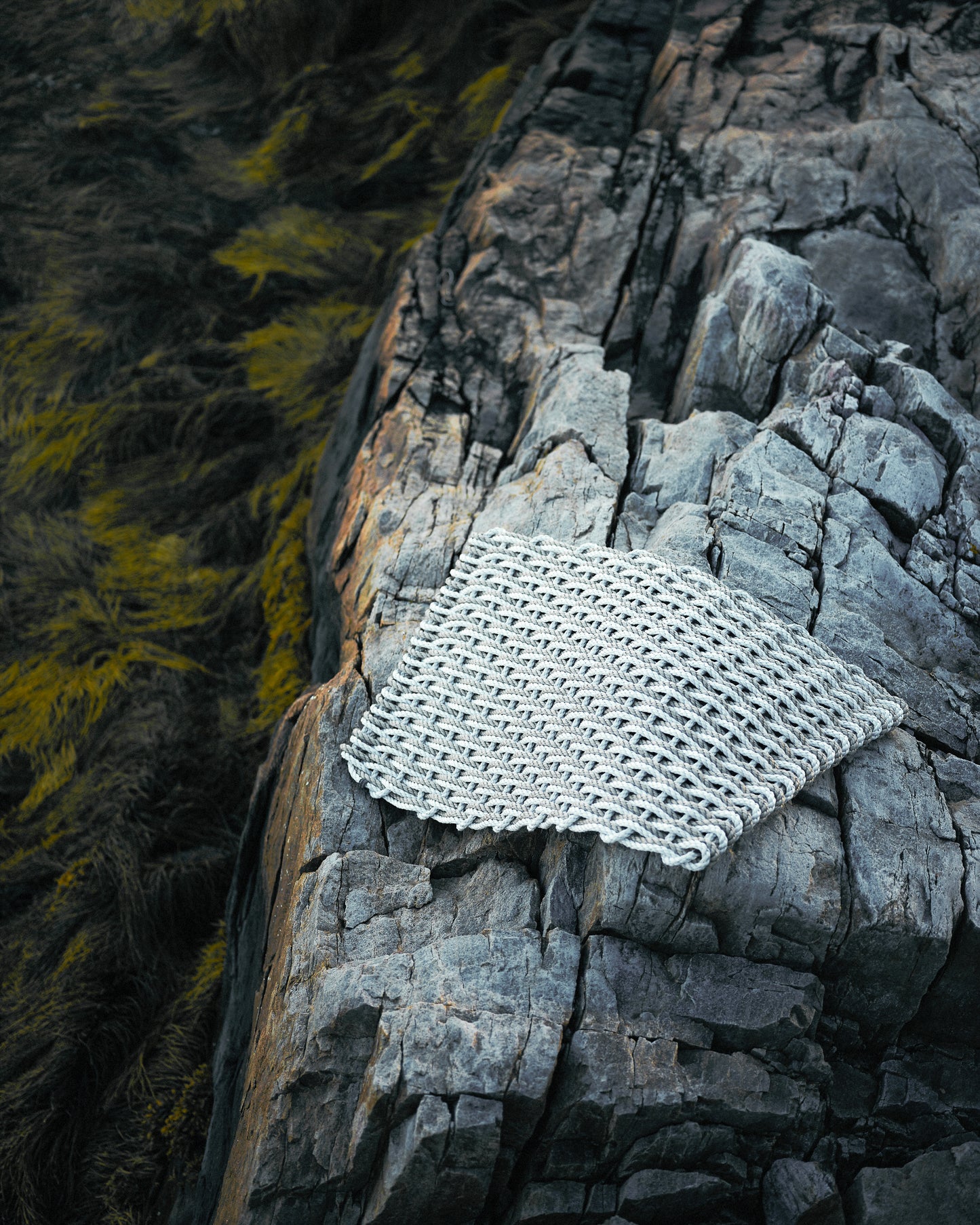 Fog Gray + Sand Doormat