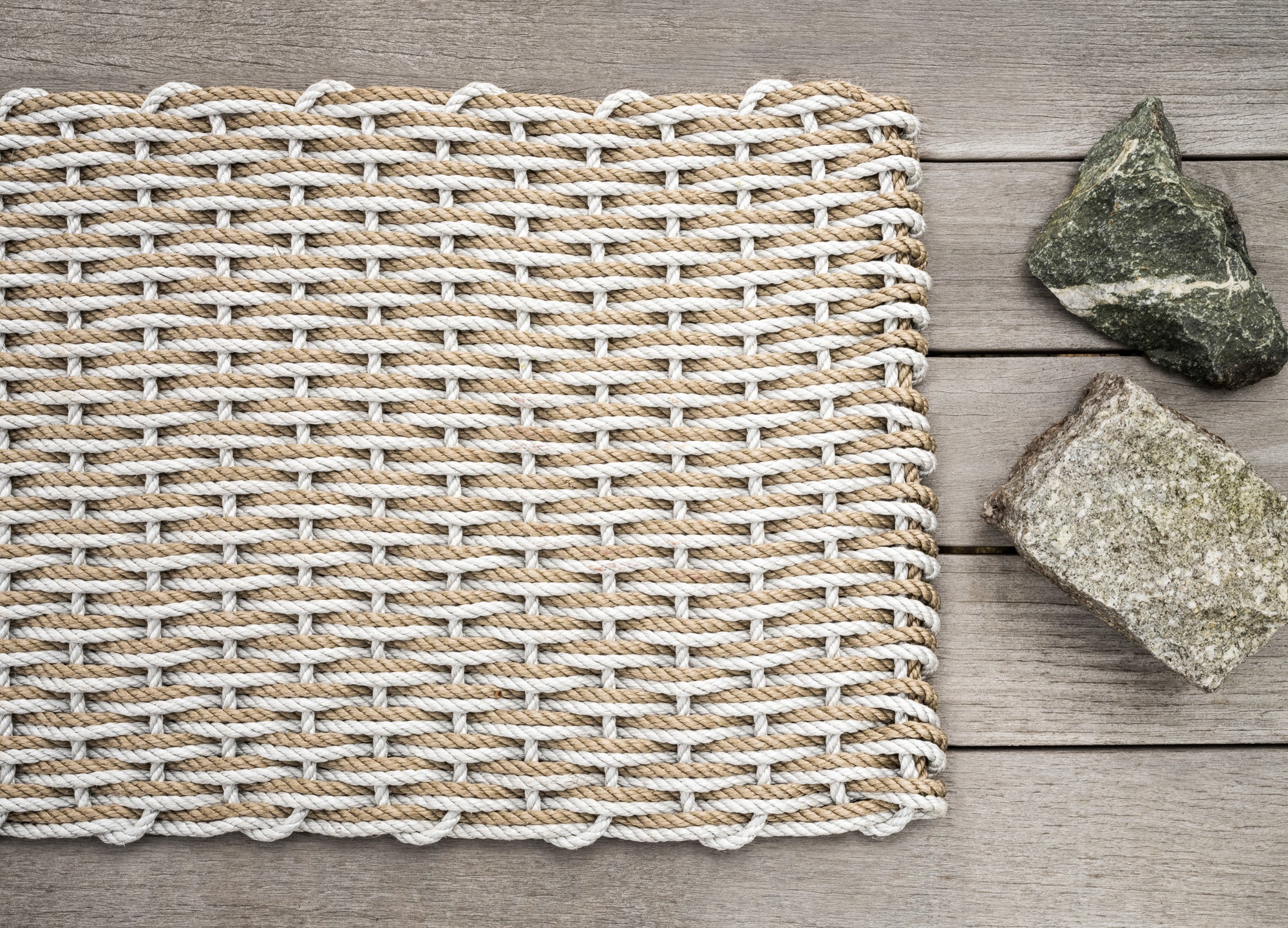 Fog Gray, Sand Doormat, Woven Rope Doormats