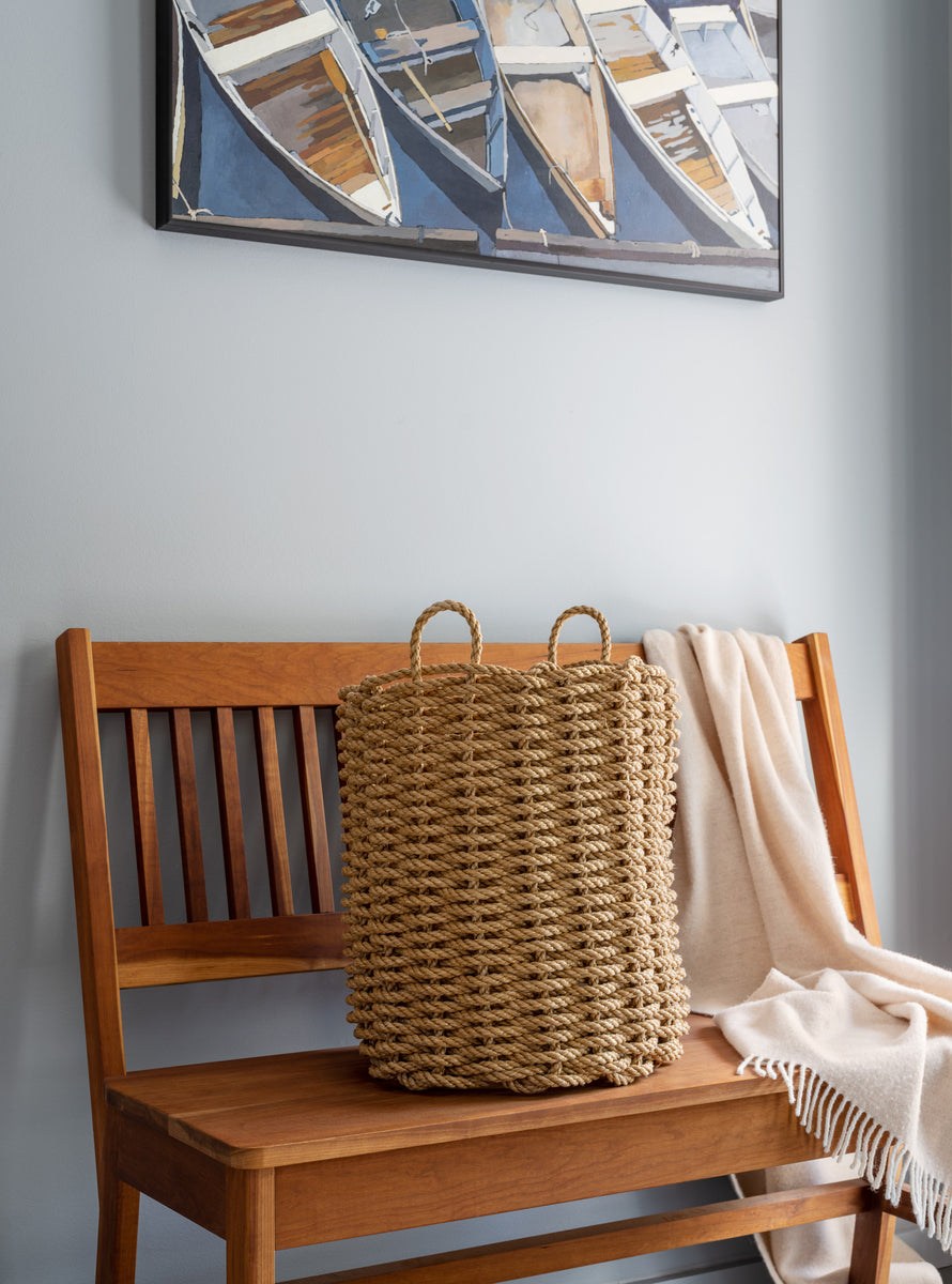 Braided Lobster Rope Basket The Rope Co