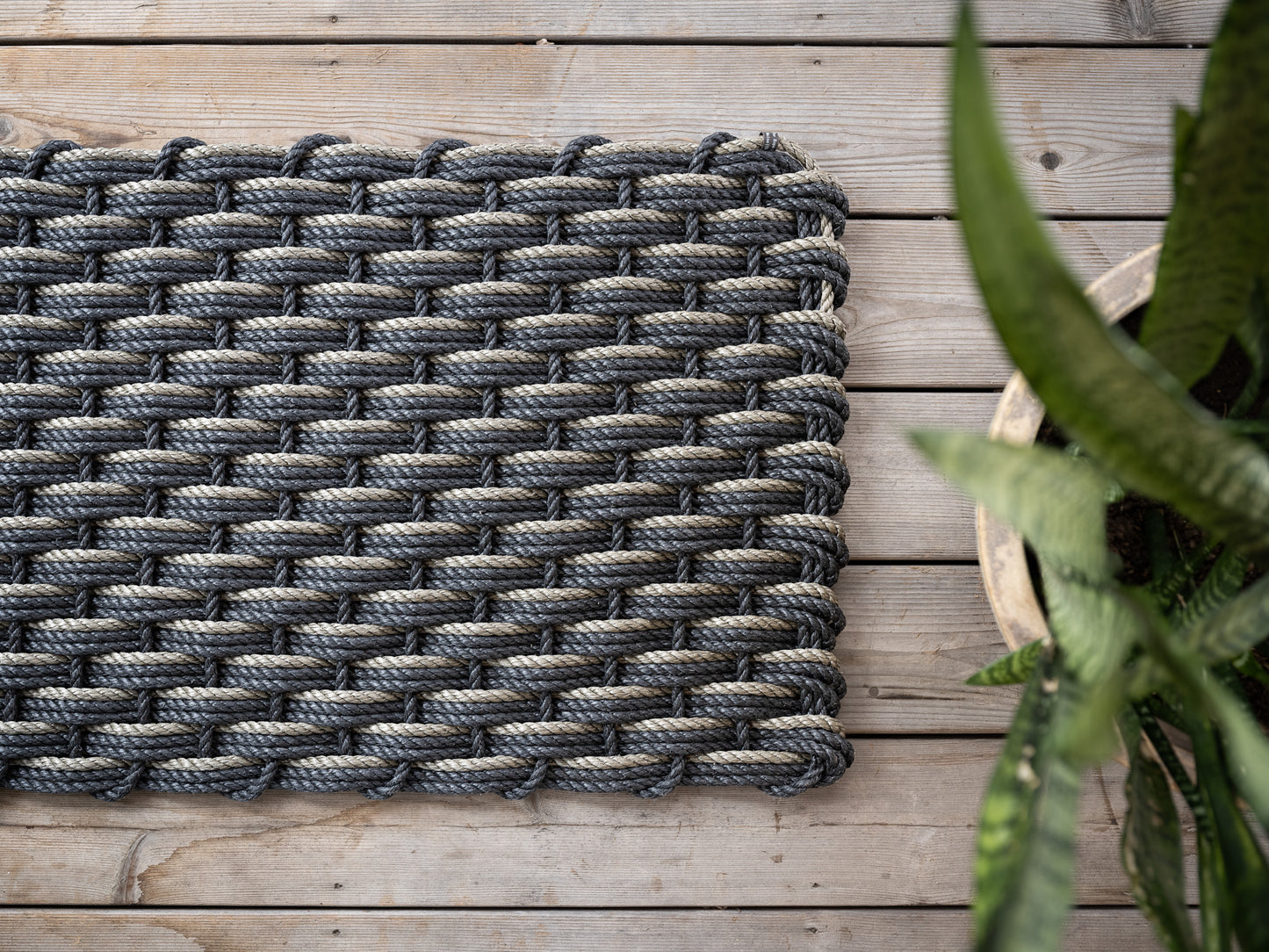 Charcoal + Charcoal + Mushroom Doormat