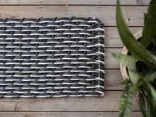 Load image into Gallery viewer, Charcoal +Charcoal + Pearl Doormat
