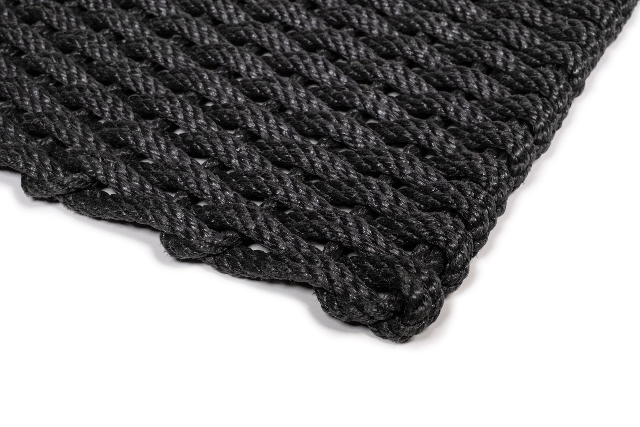 Charcoal Doormat Maine Woven Rope Doormats The Rope Co