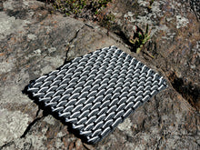 Load image into Gallery viewer, Charcoal +Charcoal + Pearl Doormat
