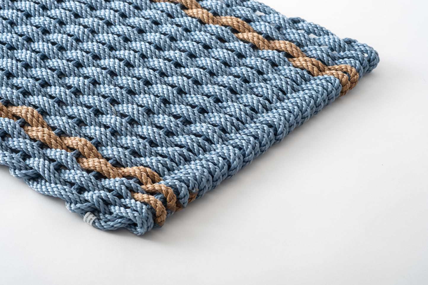 Glacier Bay with 2 Wheat Stripes Doormat