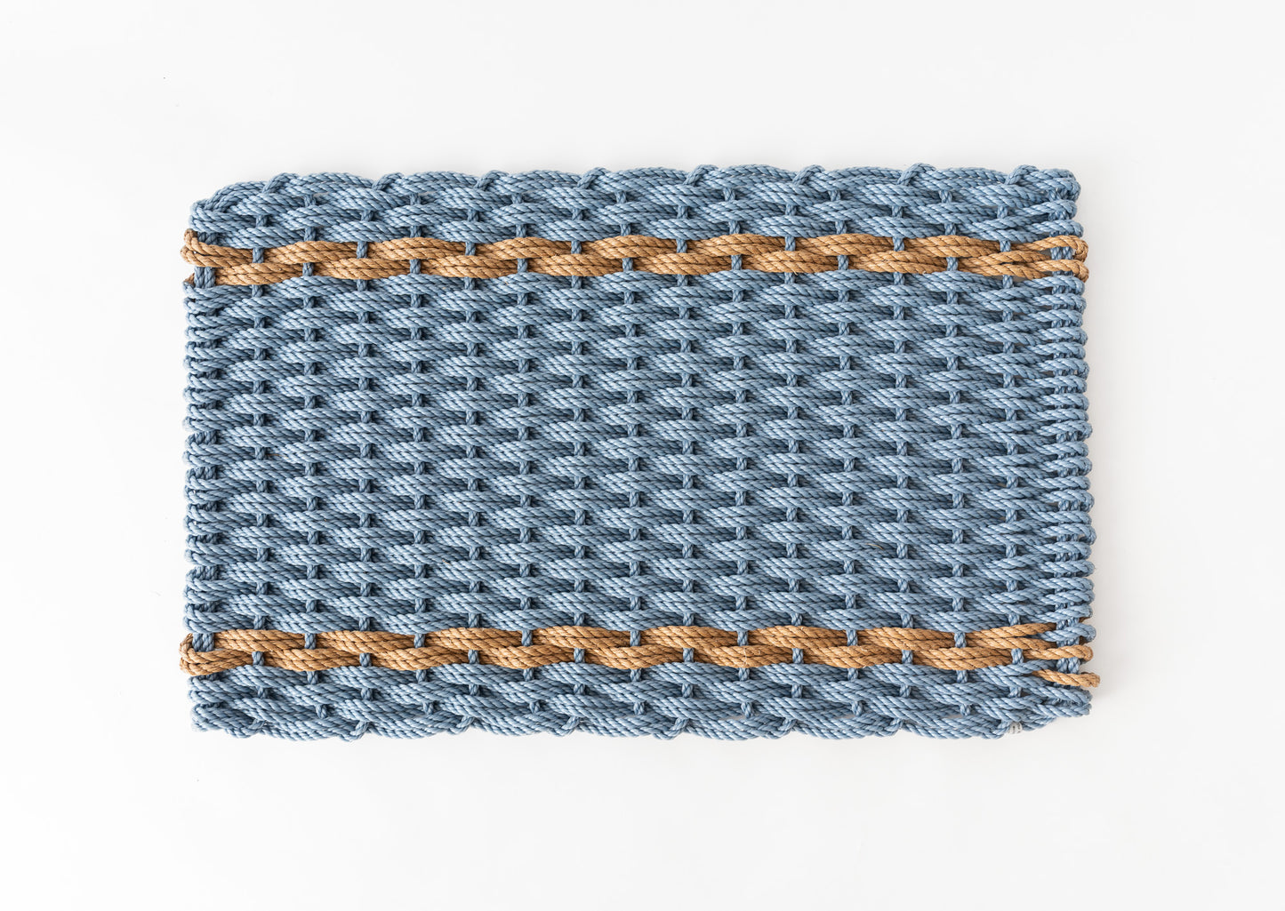 Glacier Bay with 2 Wheat Stripes Doormat