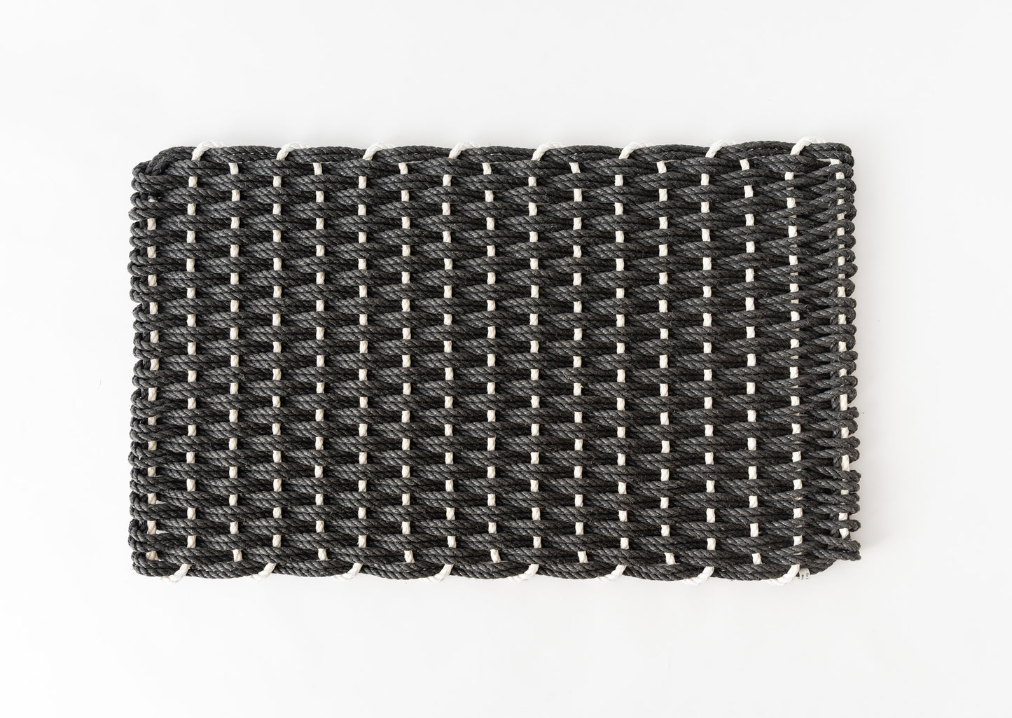 Charcoal w/ Pearl Weft Doormat