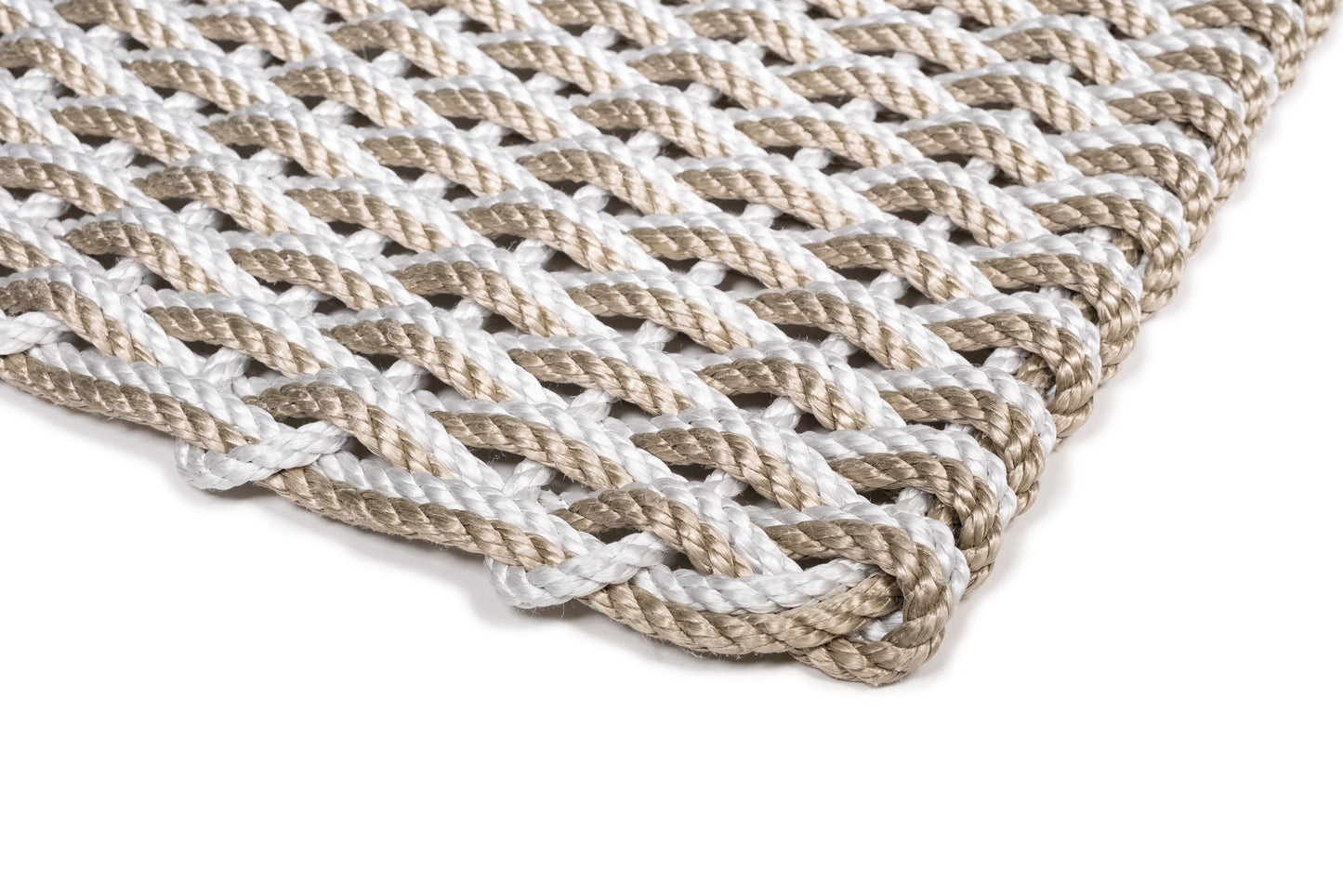 Fog Gray + Sand Doormat