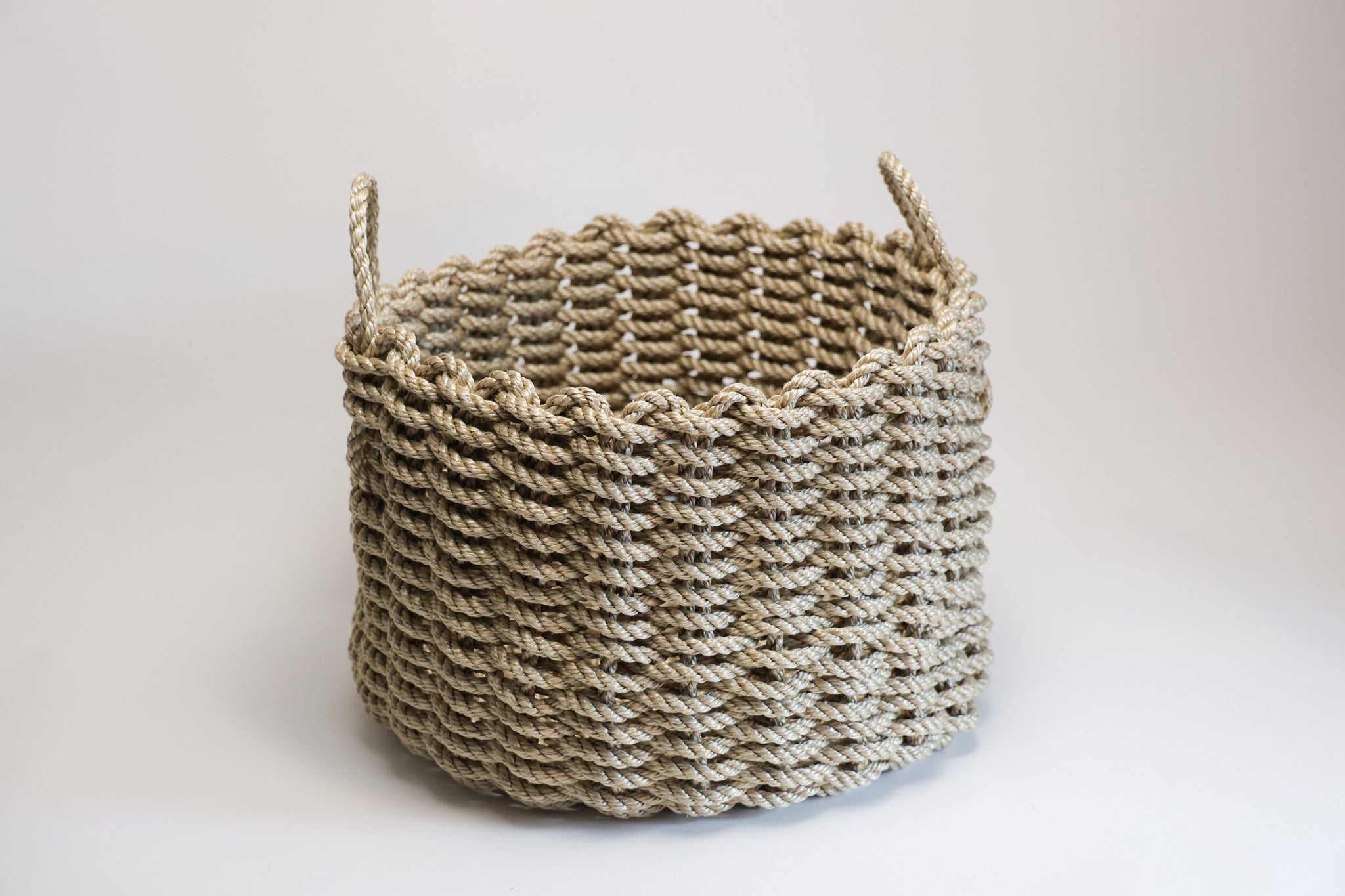 Rustic Rope Baskets Heritage Rope Basket | Sand | The Rope Co