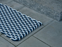 Load image into Gallery viewer, Pearl + Glacier Bay + Navy Doormat
