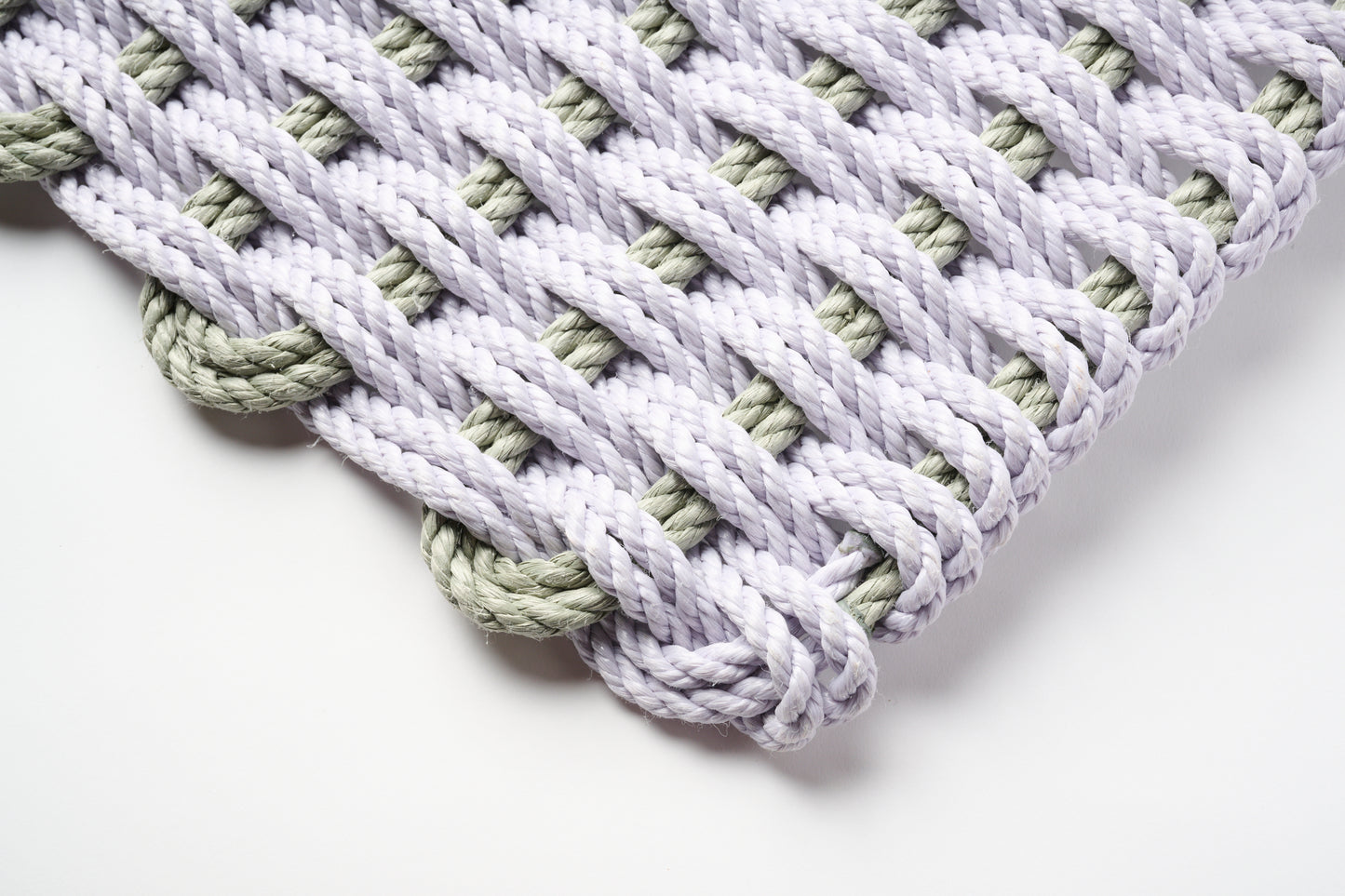 Lavender w/ Double Sage Weft Doormat [21"x34"]
