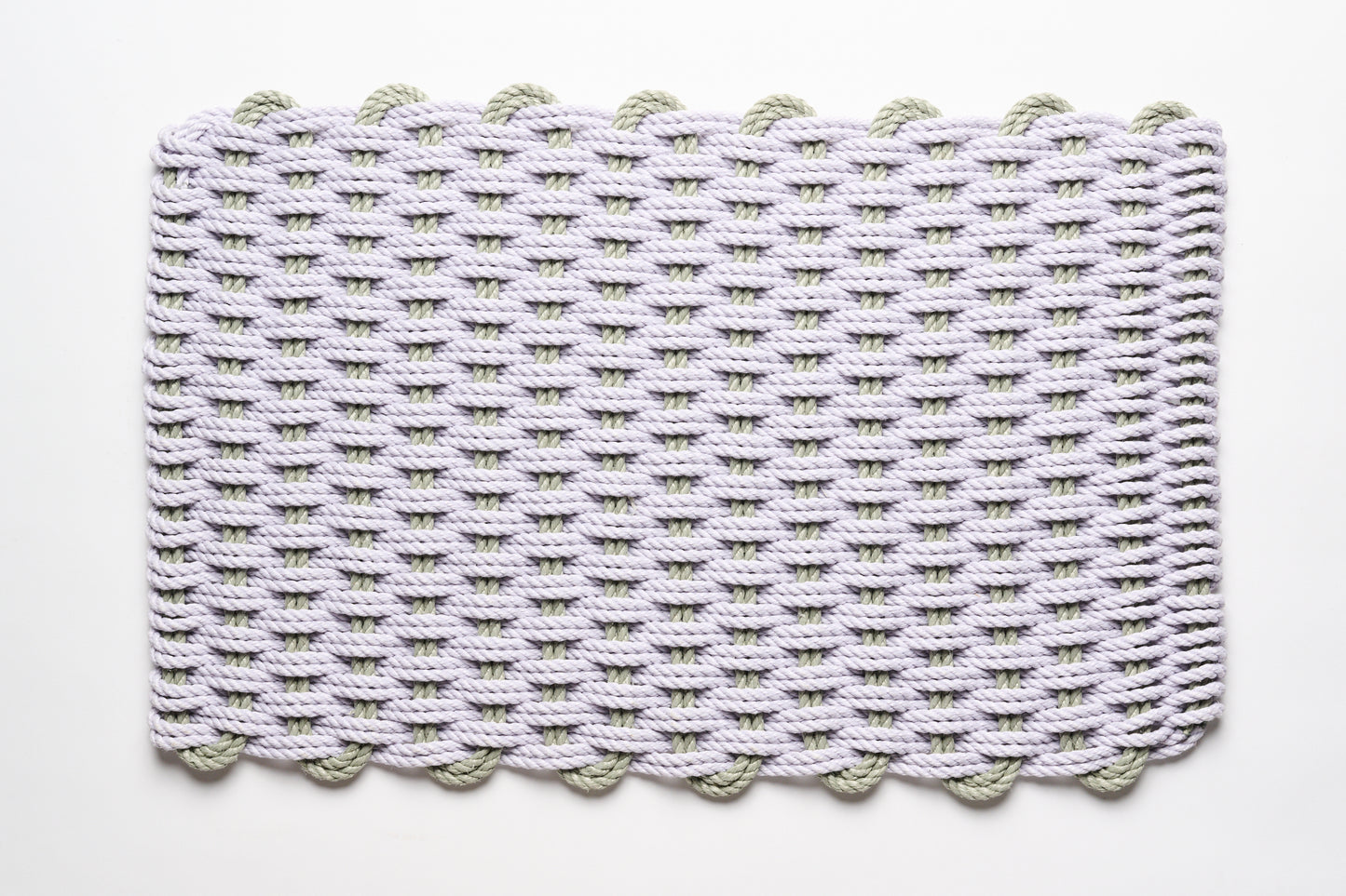 Lavender w/ Double Sage Weft Doormat [21"x34"]