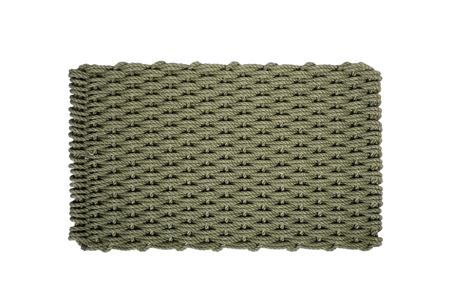 Lobster Rope Doormat, Made in Maine Rope Door Mat, Navy, Green