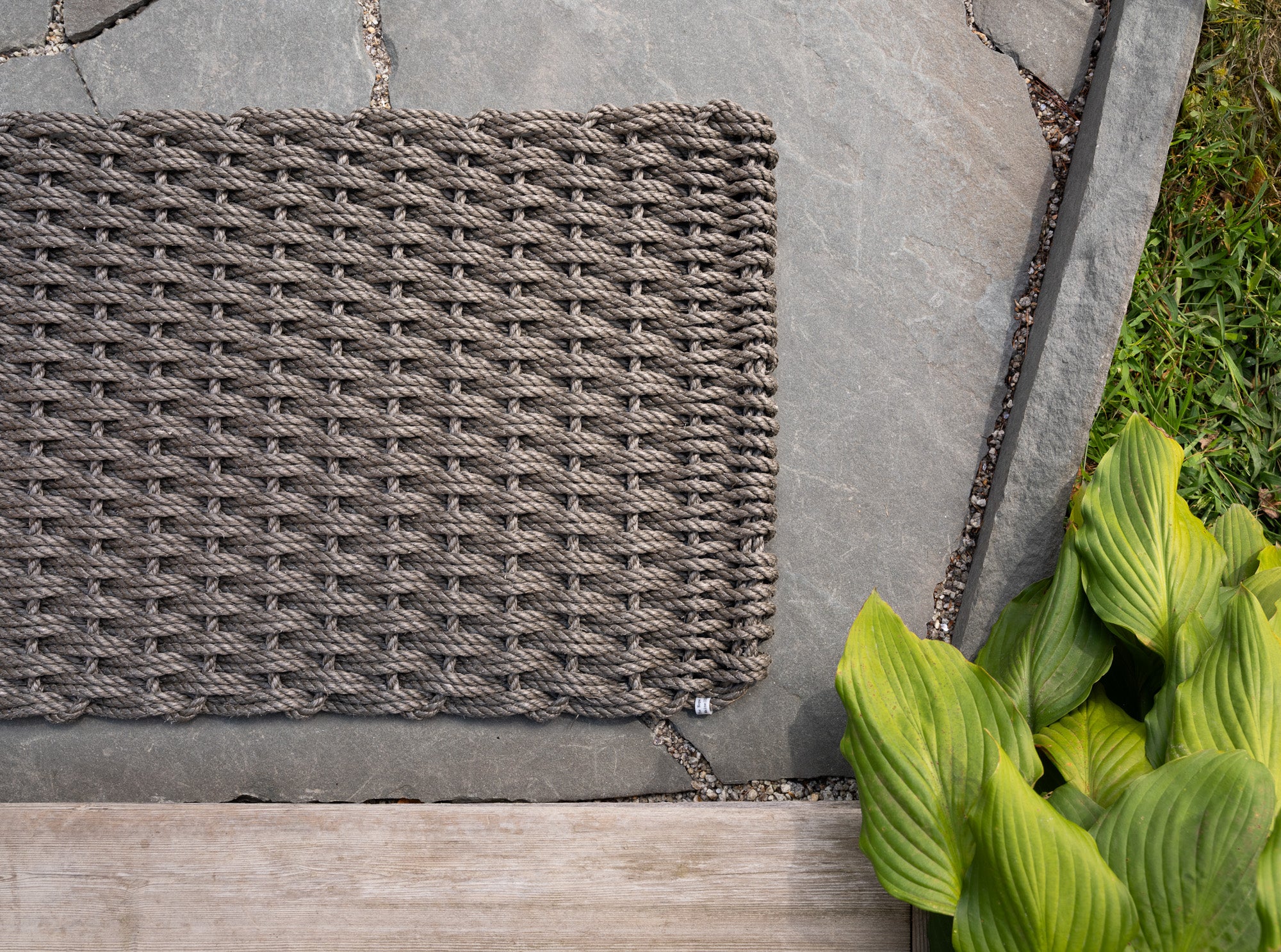 Navy Doormat | Woven Lobster Rope Doormats | The Rope Co