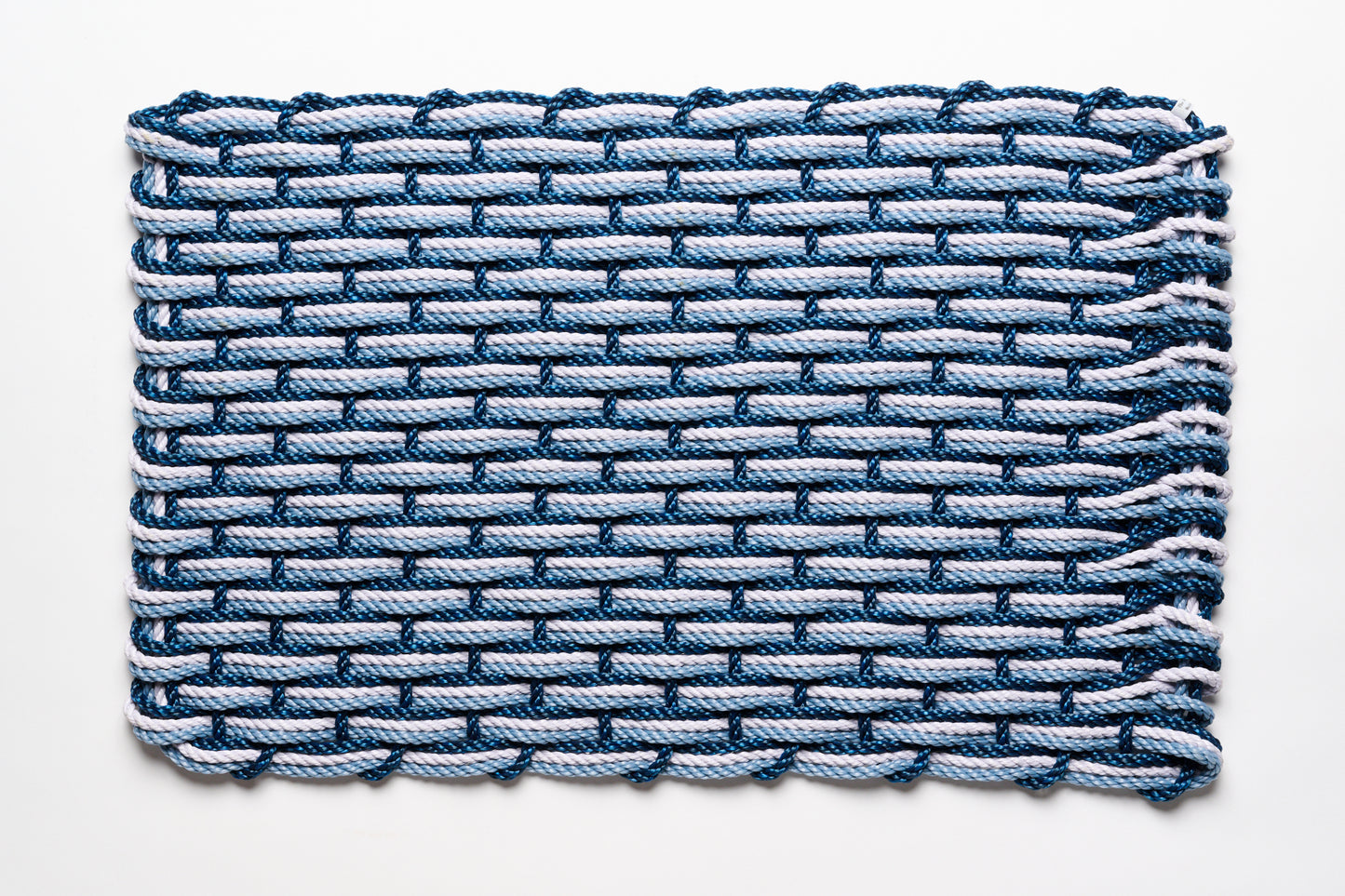 Navy + Lavender + Glacier Bay Doormat