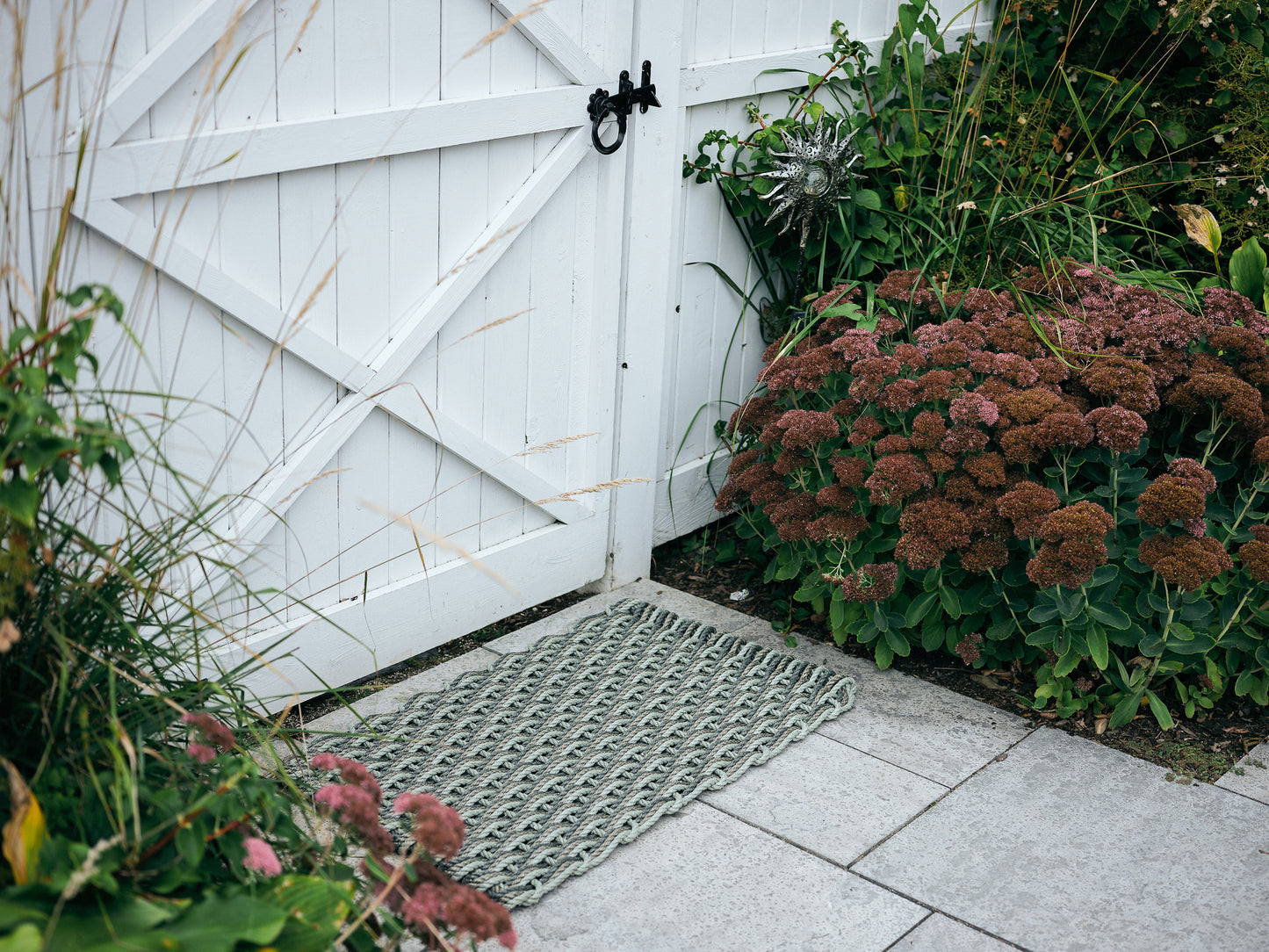 Sage + Mushroom + Blue Spruce Doormat
