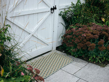 Load image into Gallery viewer, Sage + Sage + Wheat Doormat
