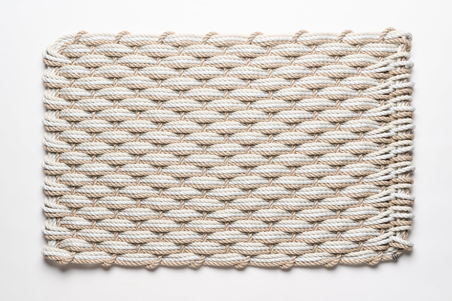 Sand + Fog Gray + Oyster Doormat