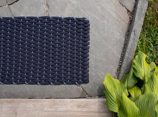 Navy w/ Pacific Blue Weft SoftStep Mat