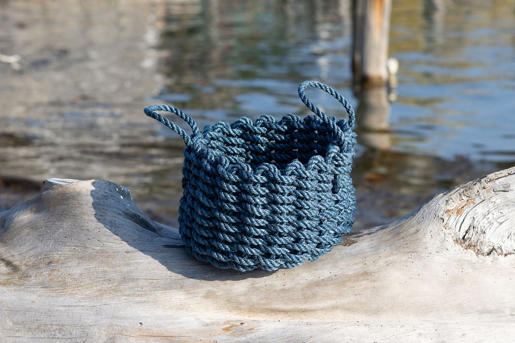 Navy Heritage Rope Basket [NEW]