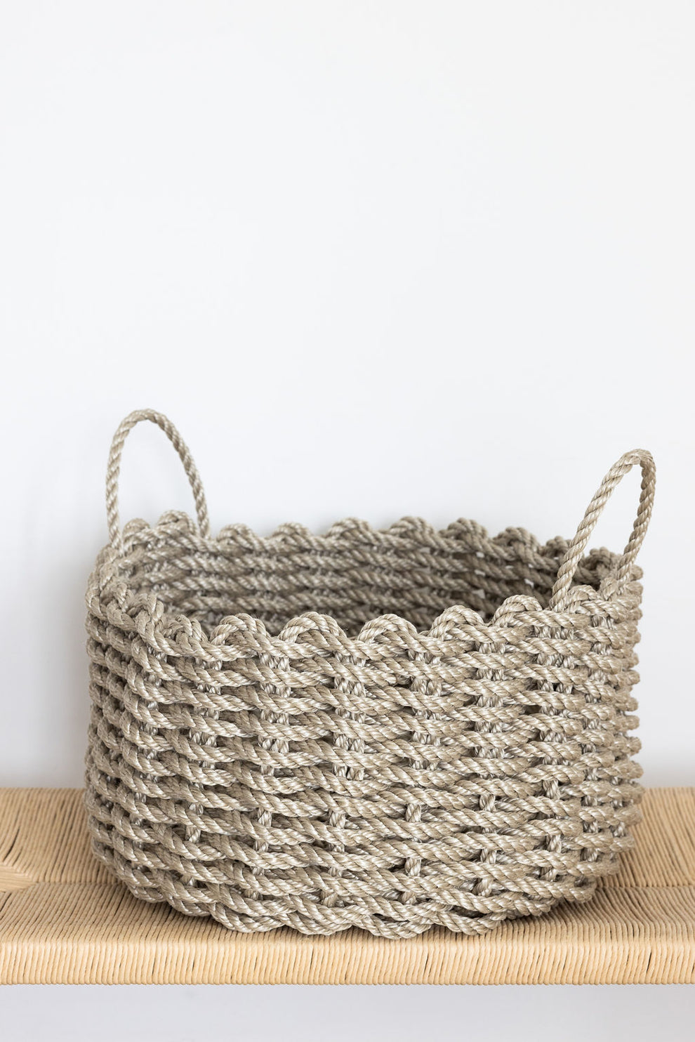 Rustic Rope Baskets Heritage Rope Basket | Sand | The Rope Co