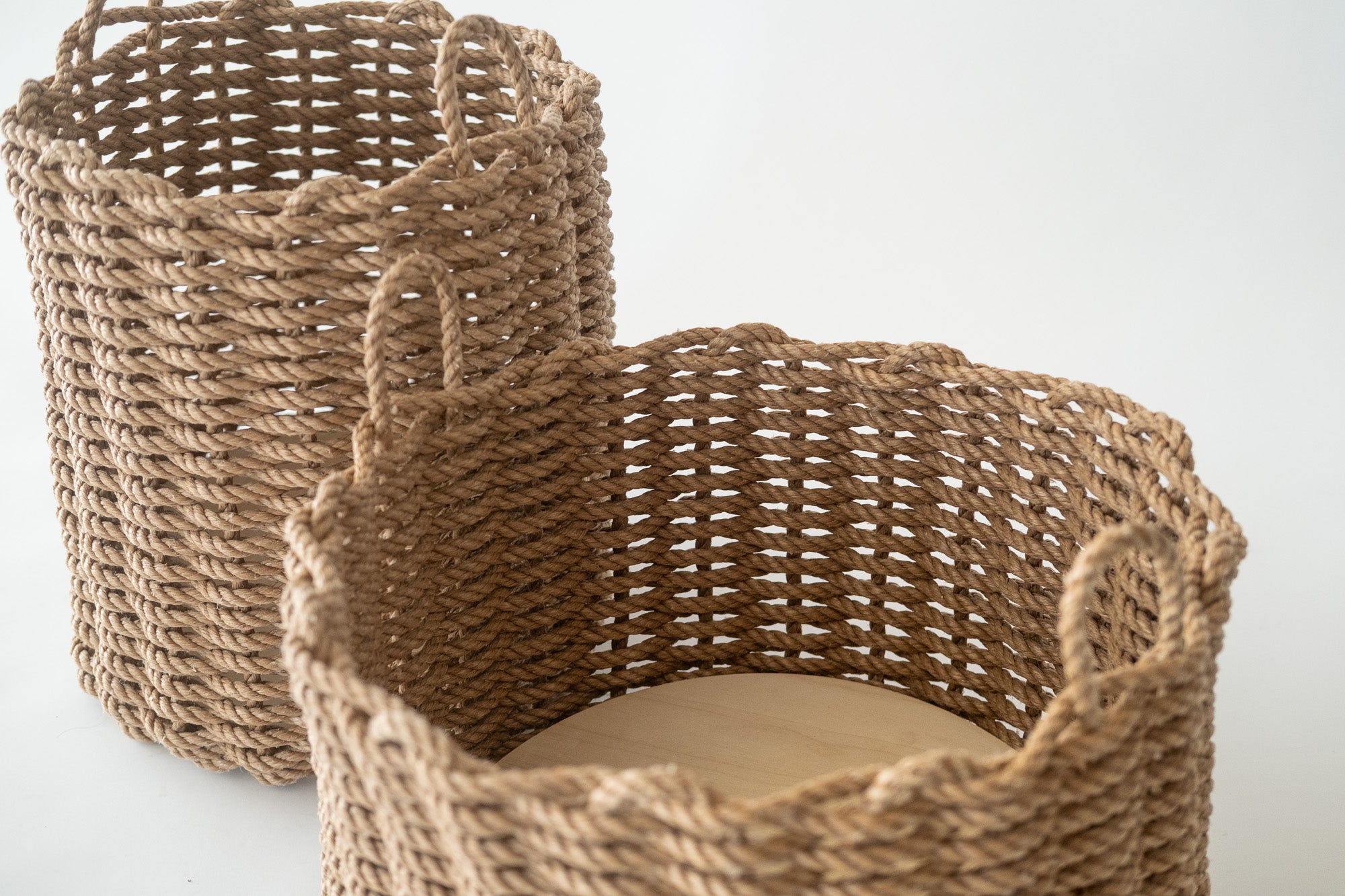Braided Lobster Rope Basket | Sand | The Rope Co