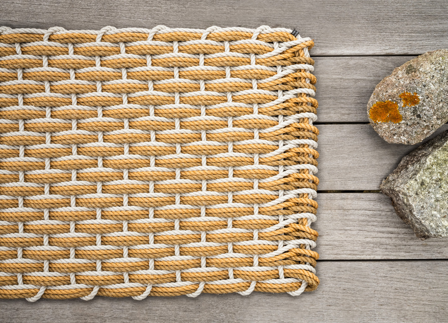 Oyster + Honeycomb + Wheat Doormat