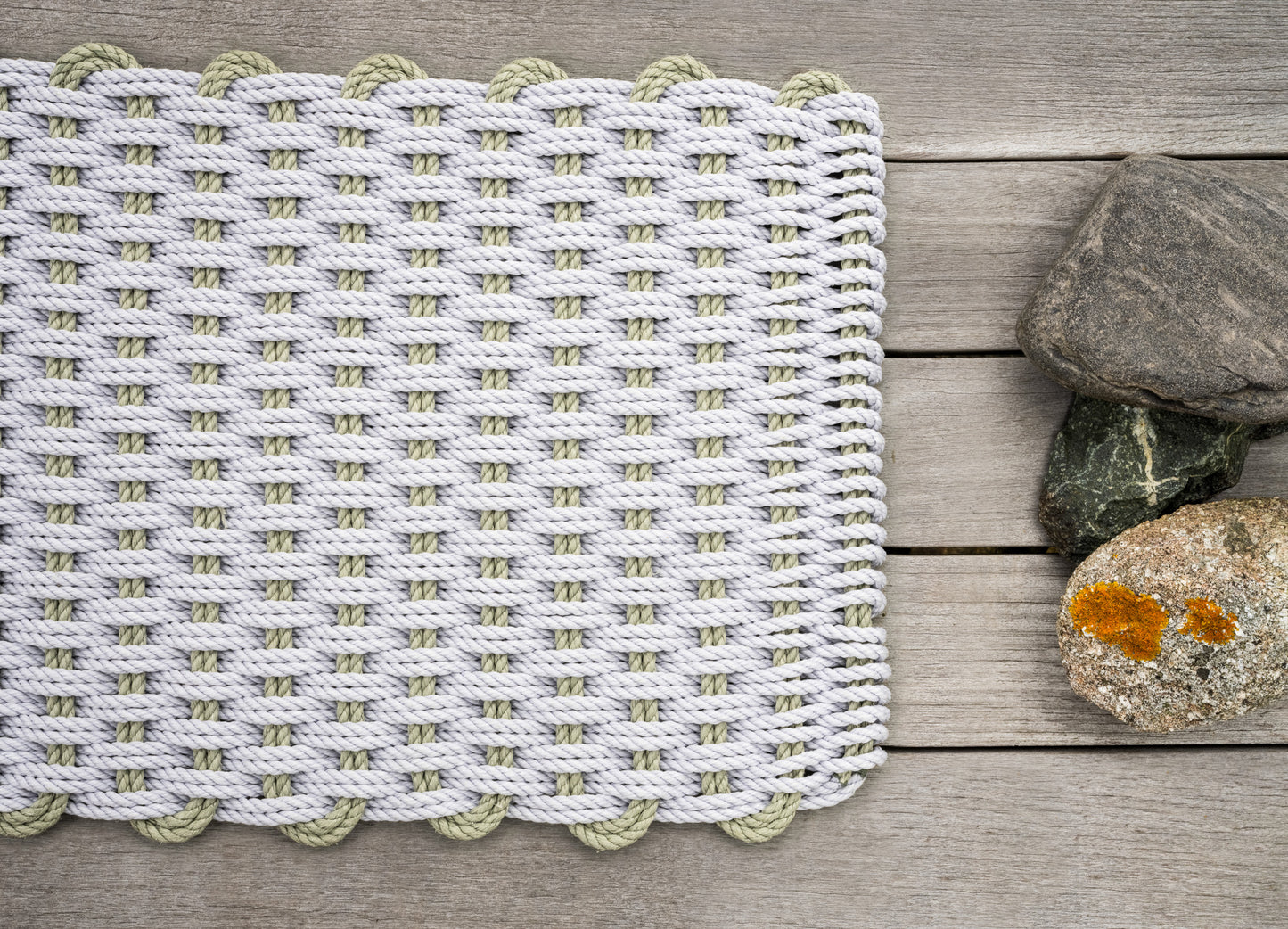 Lavender w/ Double Sage Weft Doormat [21"x34"]