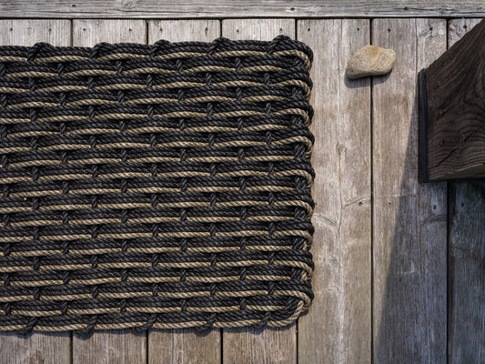 Charcoal + Charcoal + Mushroom Doormat