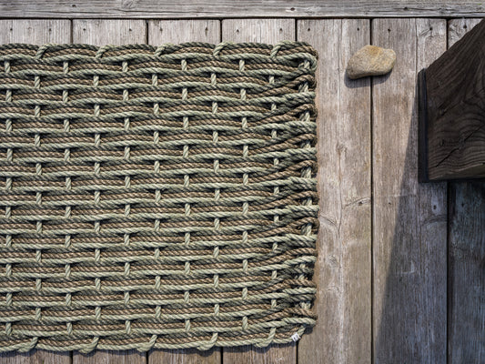 Sage + Mushroom + Blue Spruce Doormat
