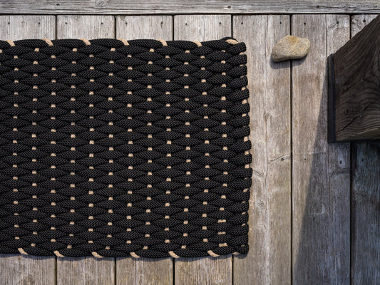 Midnight Black w/ Dune Weft SoftStep Mat