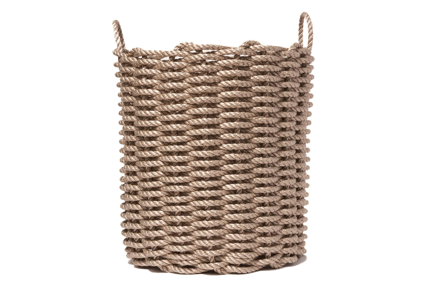 Braided Lobster Rope Basket, Sand