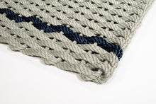 Load image into Gallery viewer, Sage with Navy Stripe Doormat
